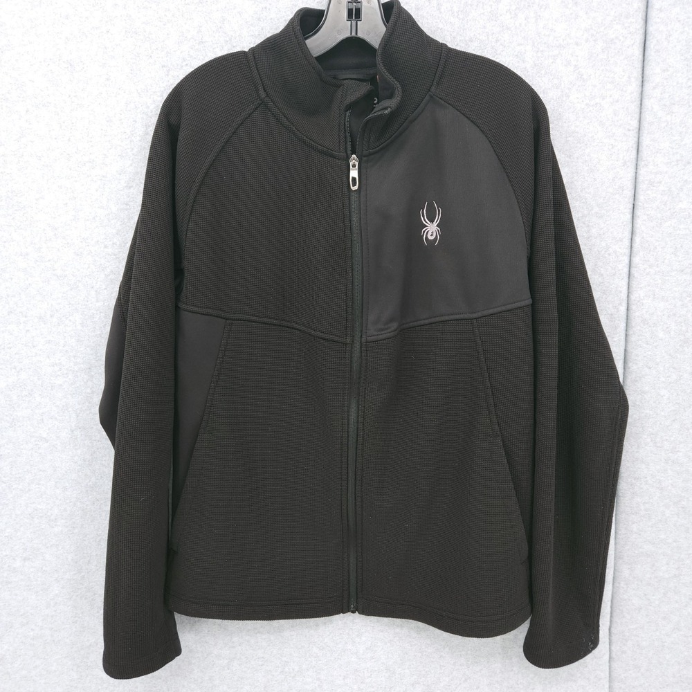 Spyder Raider‎ Full Zip Black Long Sleeve Jacket Mens Size M